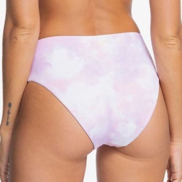 Roxy Sea & Waves Revo Purple Reversible Bikini Bottoms Size Small - Picture 4 of 9